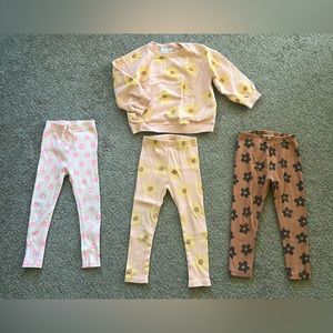 Zara Set + Zara leggings, 3-4T. Great condition !!!